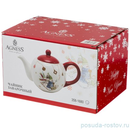 Заварочный чайник 900 мл &quot;Зимняя забава&quot; / 227285