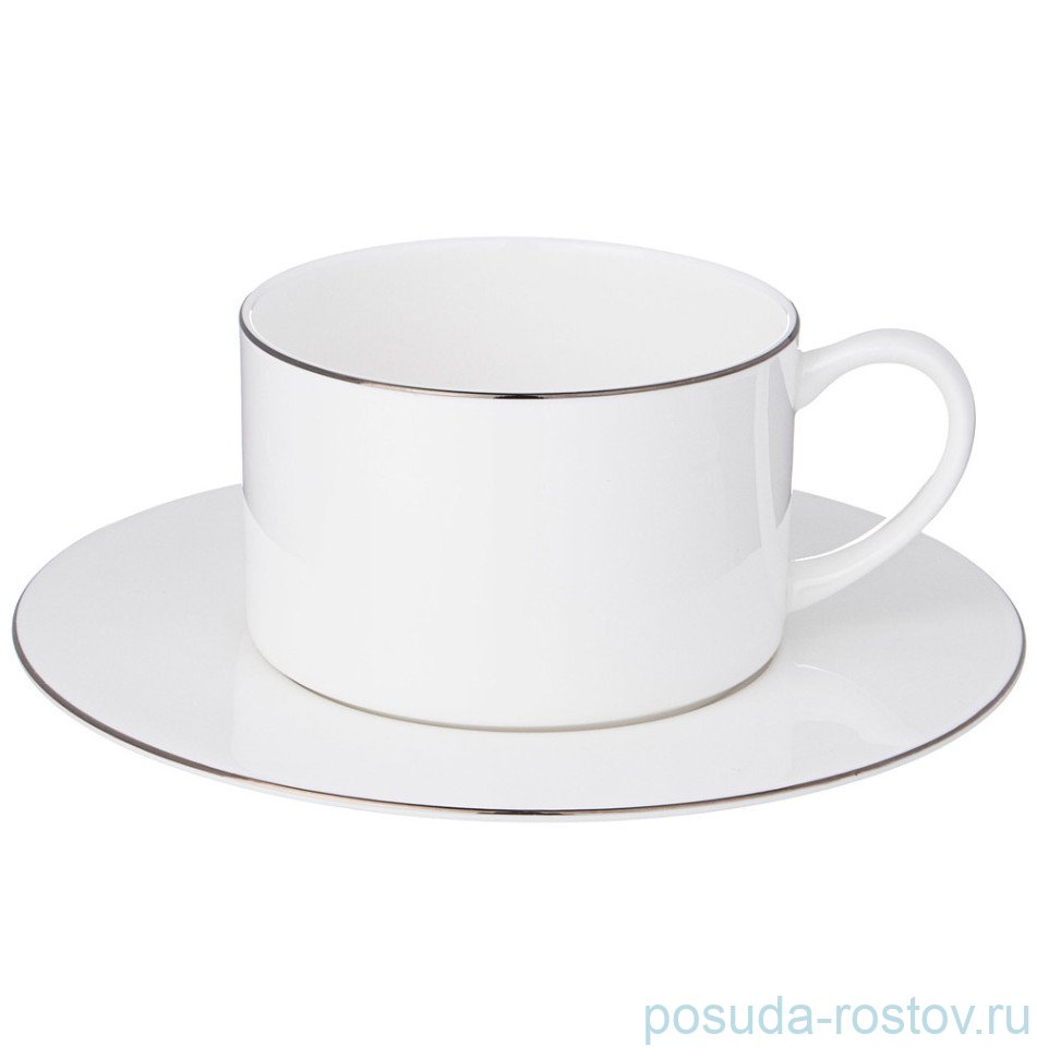 Чайная пара 300 мл "Кристал платинум" / 336385