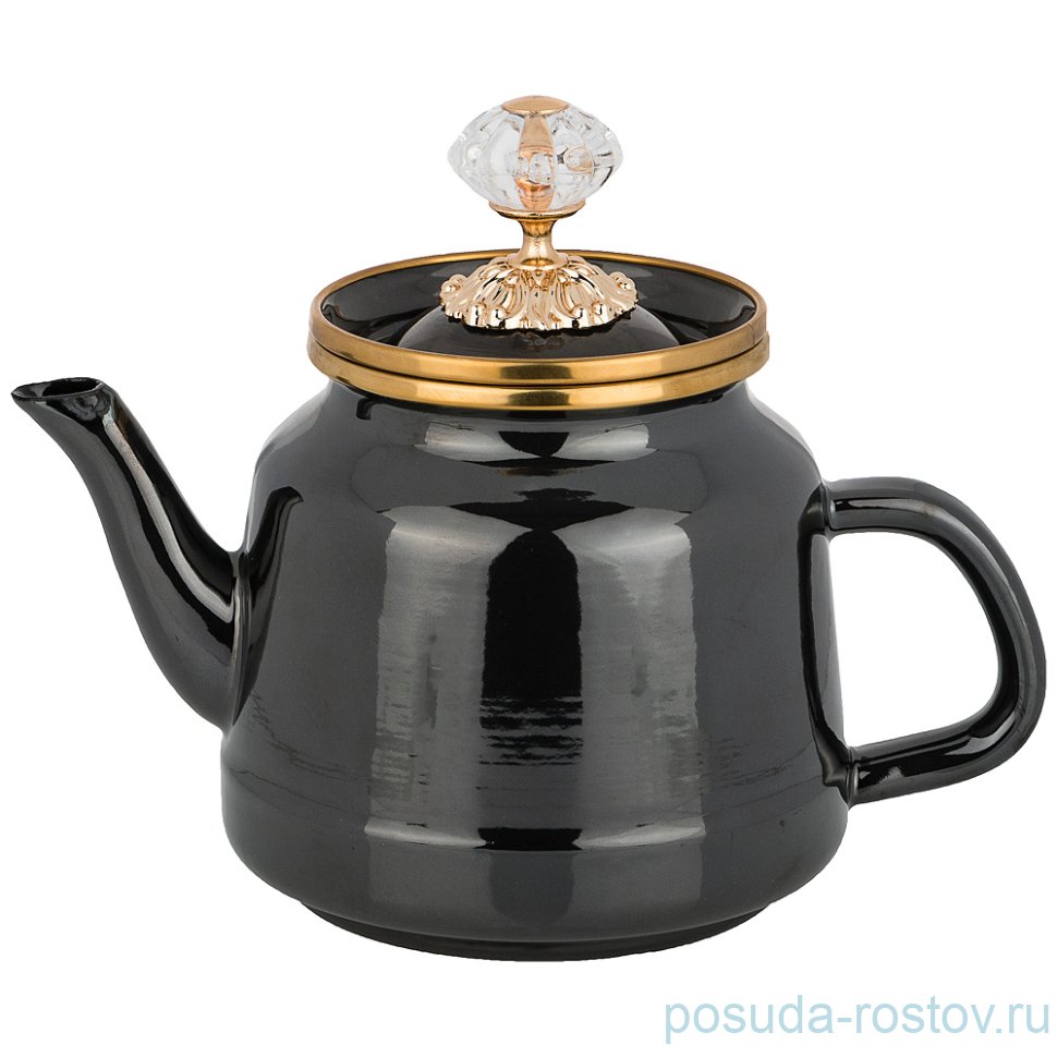 Чайник 1 л эмалированный шоколад "Agness /Тюдор" / 206175 Чайник 1 л эмалированный шоколад "Agness /Тюдор" / 206175