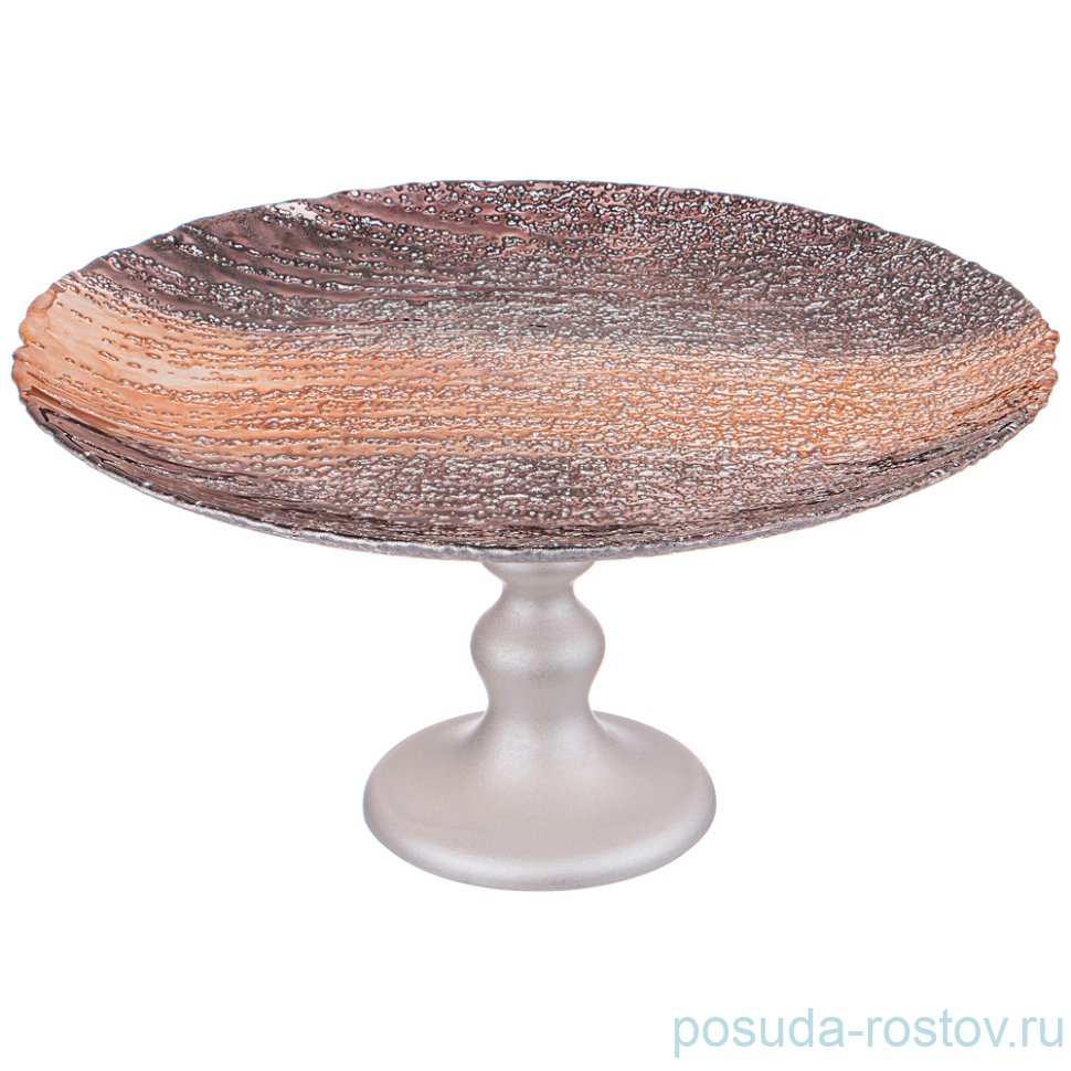 Блюдо 28 см круглое н/н "Aurora brown" / 257575
