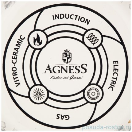 Чайник 3 л эмалированный &quot;Яблоневый сад&quot; / 263605