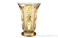 Ваза для цветов 25 см &quot;Хрусталь с золотом&quot; / 055010