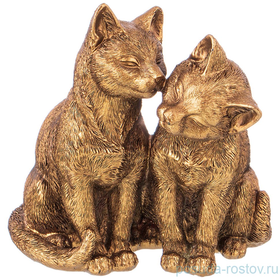 Статуэтка 12,5 х 10,5 х 13 см "кошки" / 212168
