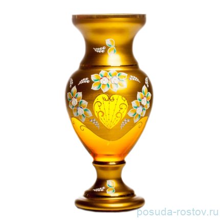 Ваза для цветов 32 см &quot;Лепка /Янтарная /золото&quot; / 152274
