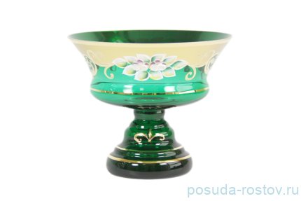 Конфетница 17 см н/н &quot;Лепка зелёная&quot; / 069763
