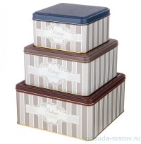 Набор банок для сыпучих продуктов (1,9/3,7/5,8 л) 3 шт &quot;Elegance&quot; / 329591