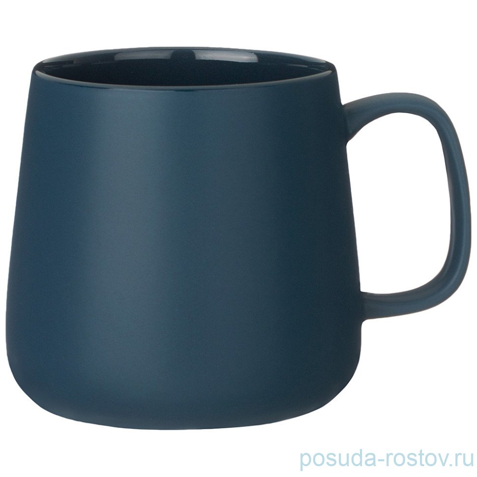 Кружка 420 мл серо-синяя "Tendy" / 335595