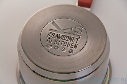 Ковшик d-12 см с силиконовой ручкой &quot;Sambonet&quot; / 047054