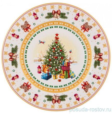 Тарелка 27 см 1 шт &quot;с новым годом! /ёлка&quot; / 225707