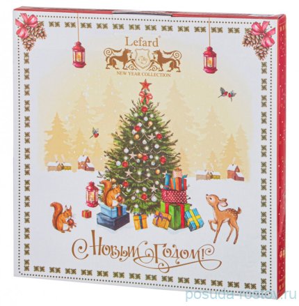 Тарелка 27 см 1 шт &quot;с новым годом! /ёлка&quot; / 225707