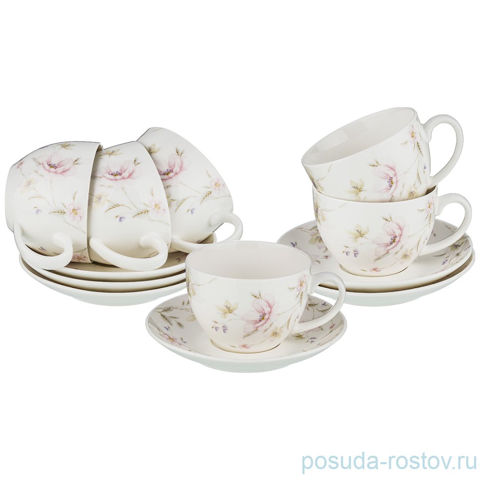 Набор чайных пар 6 шт "Поцелуй гейши" / 192595 Набор чайных пар 6 шт "Поцелуй гейши" / 192595