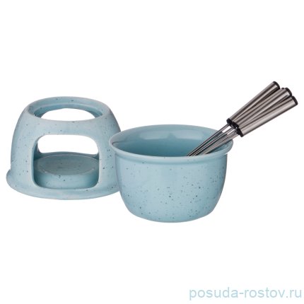 Набор для фондю 270 мл серо-голубой &quot;Лимаж&quot; / 207370