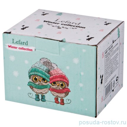 Кружка 350 мл &quot;Милые совята /Розовый&quot; / 187119