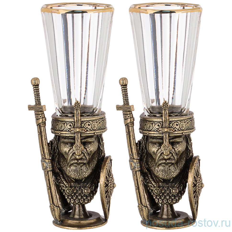 Рюмки 50 мл 2 шт "Бгатырь" / 264132 Рюмки 50 мл 2 шт "Бгатырь" / 264132