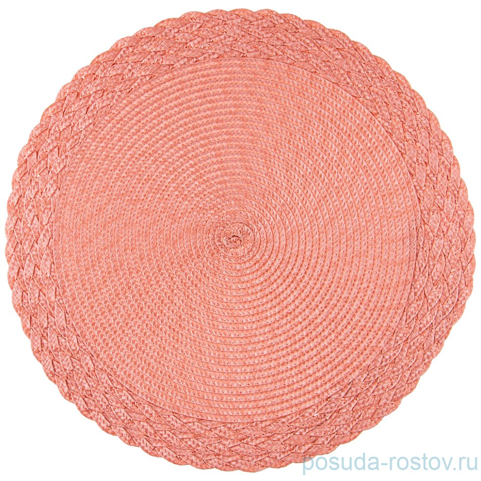 Подстановочная салфетка 38 см "Коралловая" / 244367 Подстановочная салфетка 38 см "Коралловая" / 244367