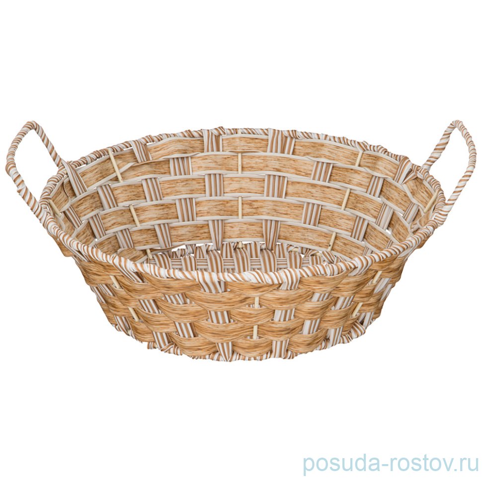 Корзинка 26 х 8 /11 см с ручками "Натурель" / 257190