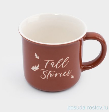 Кружка 370 мл оранжевая &quot;Fall stories /Autumn&quot; / 378572