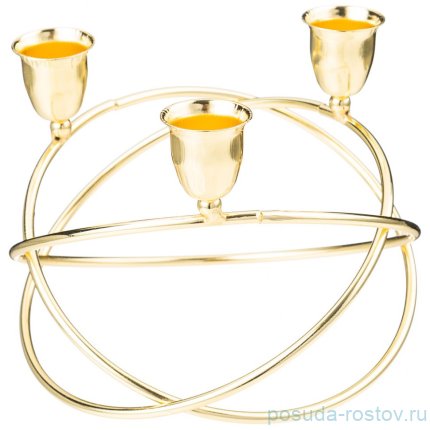 Подсвечник на 3 свечи 14,5 х 11 см / 340755