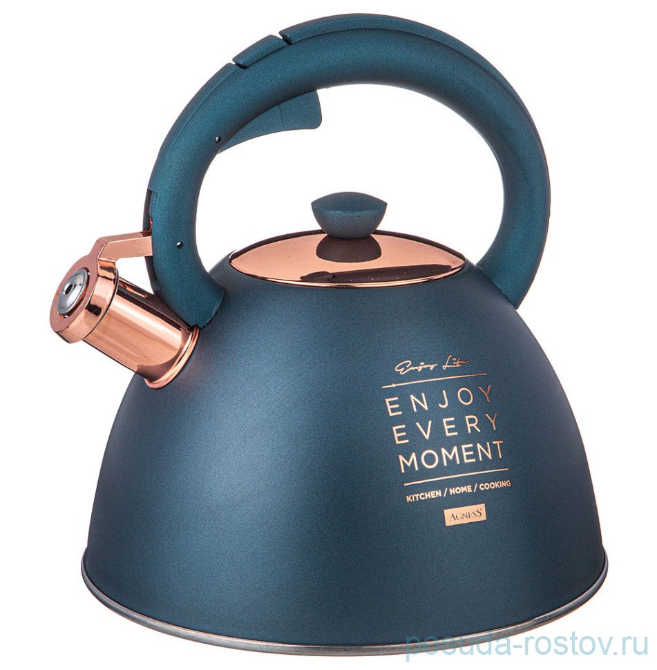 Чайник 3 л со свистком термоаккумулирующее дно, индукция "Тюдор" / 341631 Чайник 3 л со свистком термоаккумулирующее дно, индукция "Тюдор" / 341631