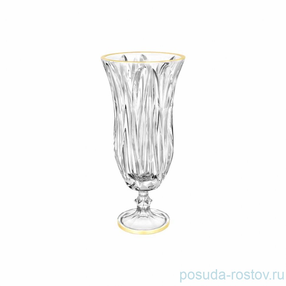 Ваза для цветов 38 см н/н "Barbados Flame /золото" / 343911