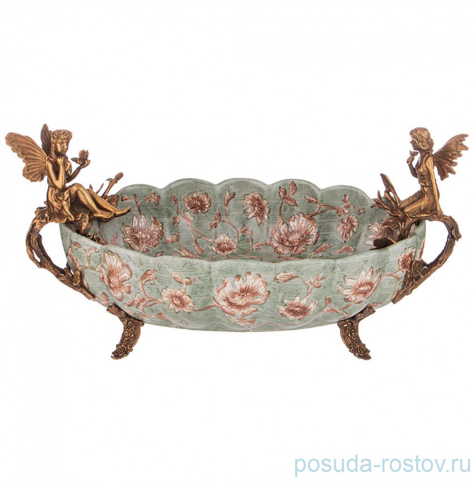 Конфетница 40 х 23 х 19 см с ручками н/н  / 270523