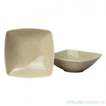 Набор салатников квадратных lefard tint 600мл (фисташковый) 2 шт. / 348203