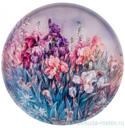 Поднос 33 х 2,1 см сервировочный &quot;Полевые цветы&quot; / 310733