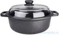 Кастрюля 28 см с крышкой 4,5 л &quot;Рисоли /Оптима&quot; / 199436