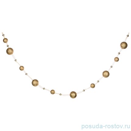 Декоративное изделие 100 см &quot;Бусы /Шары золотые&quot; / 202348