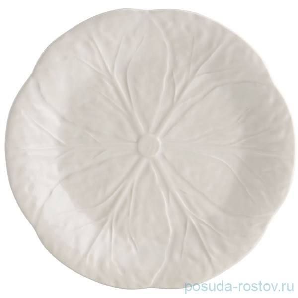 Тарелка 19 см бежевая "Капуста" / 337410 Тарелка 19 см бежевая "Капуста" / 337410