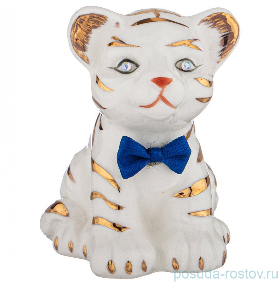 Фигурка 7,5 х 4,5 х 6,5 см "Тигренок в синей бабочке" / 269584