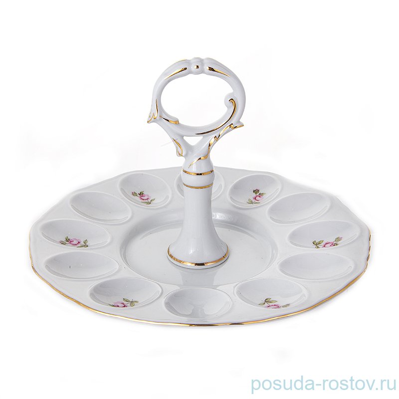 Блюдо для яиц 24,3 см с ручкой CESKY PORCELAN A.S. "Полевой цветок" / 140986 Блюдо для яиц 24,3 см с ручкой CESKY PORCELAN A.S. "Полевой цветок" / 140986