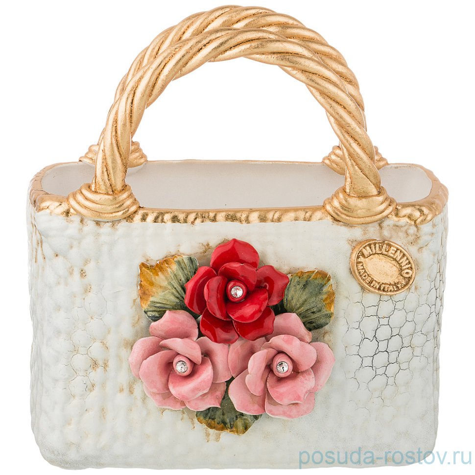 Корзинка 25 х 16 х 26 см "Цветы" / 209555