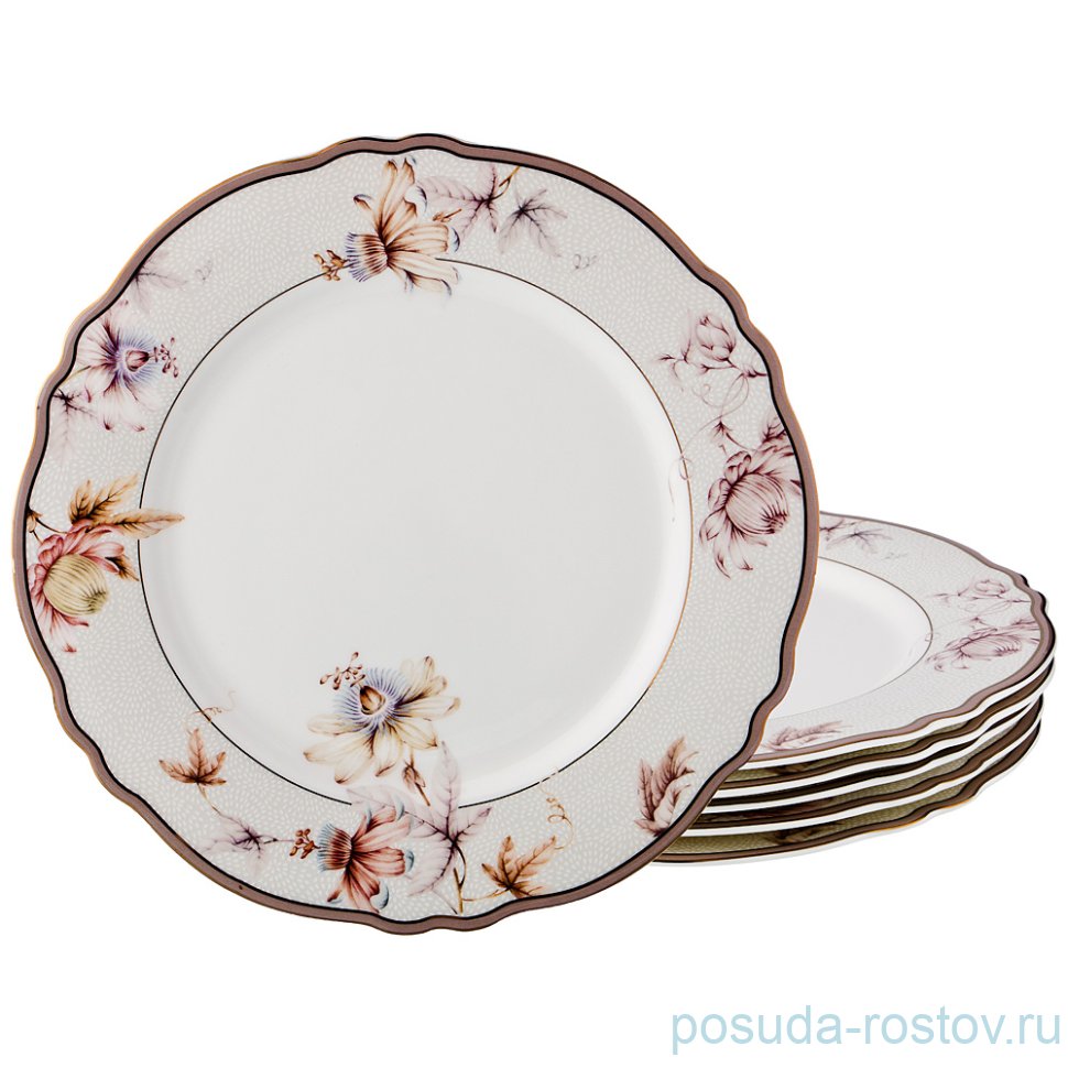 Набор тарелок 27 см 6 шт "Невинное утро" / 189295 Набор тарелок 27 см 6 шт "Невинное утро" / 189295