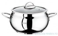 Кастрюля 18 х 11 см со стеклянной крышкой 2,6 л &quot;SINGLE COOKWARE&quot;  / 284244