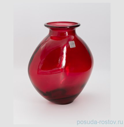 Ваза для цветов 26 см рубиновый &quot;Neon&quot; / 323158