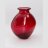 Ваза для цветов 26 см рубиновый &quot;Neon&quot; / 323158