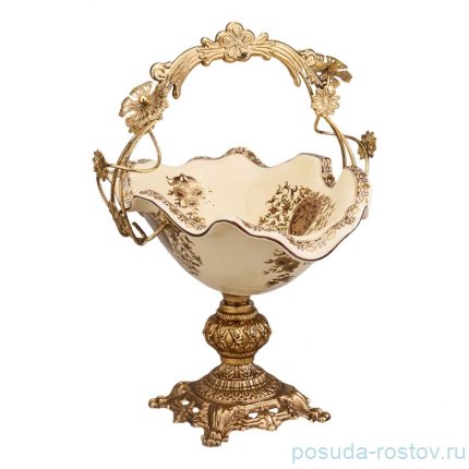 Блюдо 32 х 24 х 34 см н/н с ручкой / 368902