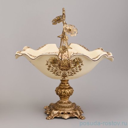 Блюдо 32 х 24 х 34 см н/н с ручкой / 368902