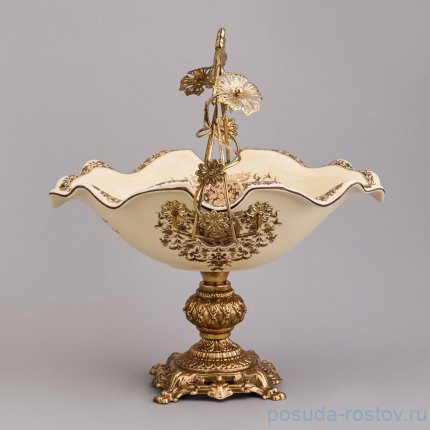 Блюдо 32 х 24 х 34 см н/н с ручкой / 368902