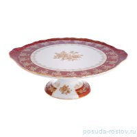 Тортница 32 cм н/н &quot;Фредерика /Золотая роза /красная&quot; / 268736