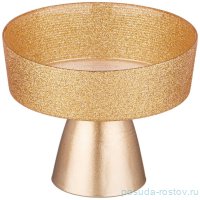 Блюдо 16 см круглое глубокое &quot;Bohemia gold&quot; / 332736