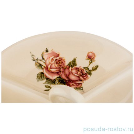 Менажница 22 х 7 см с ручкой &quot;Корейская роза&quot; / 190276