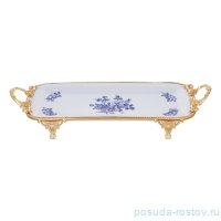 Блюдо 24,5 х 17,5 х 6,5 см прямоугольное н/н с ручками &quot;Миниатюра&quot; / 333560