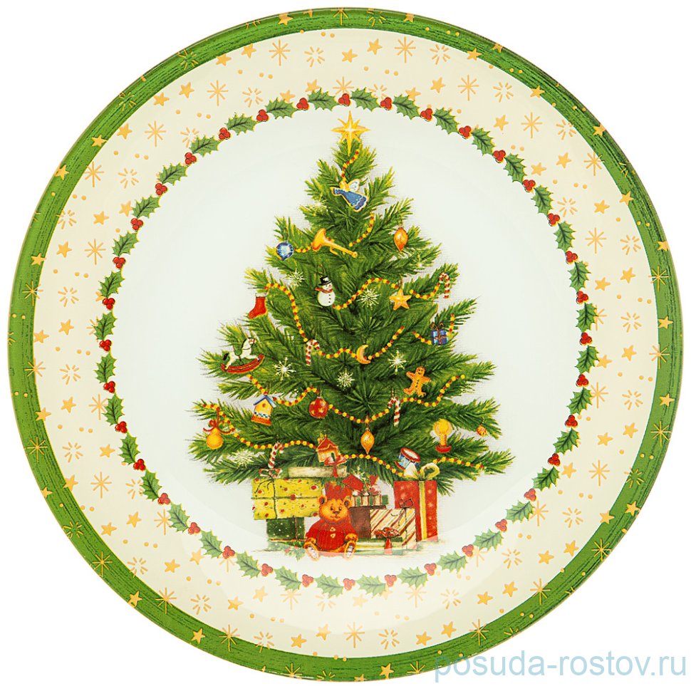 Тарелка 20 см "рождественская сказка" (6шт.) / 268677