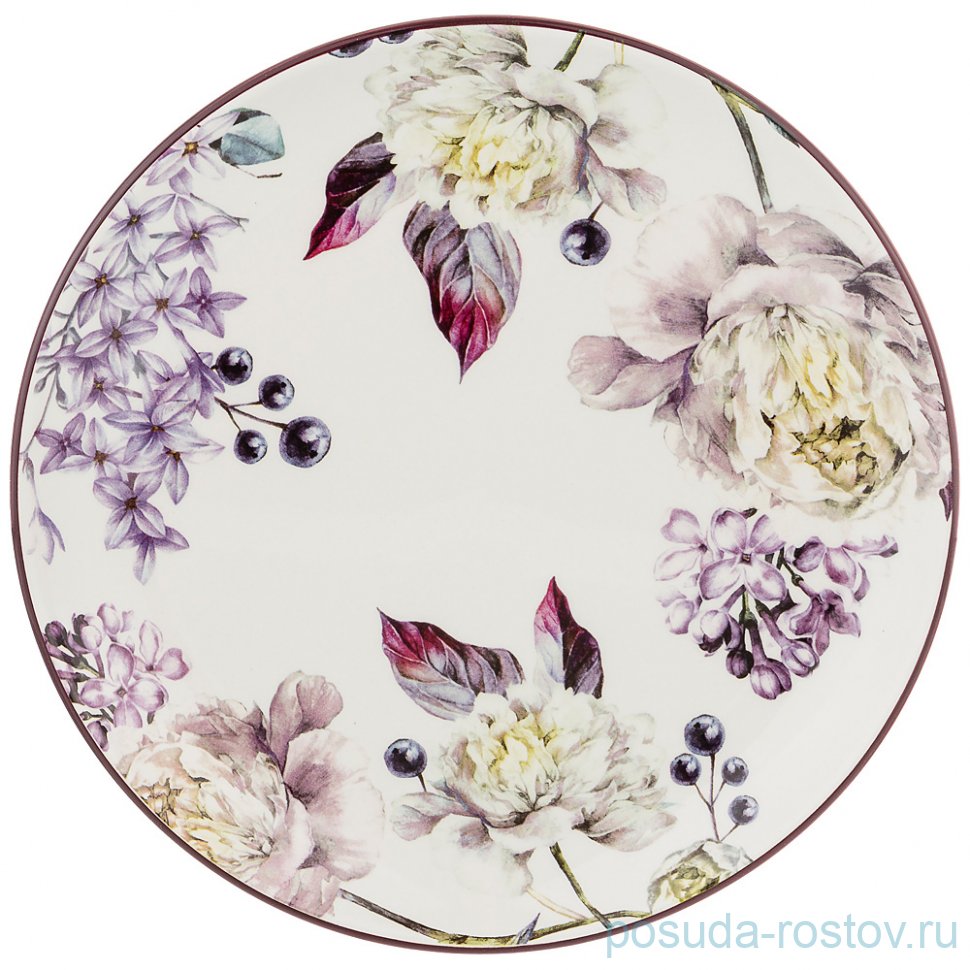 Тарелка 21 см 1 шт "Пурпур" / 212299