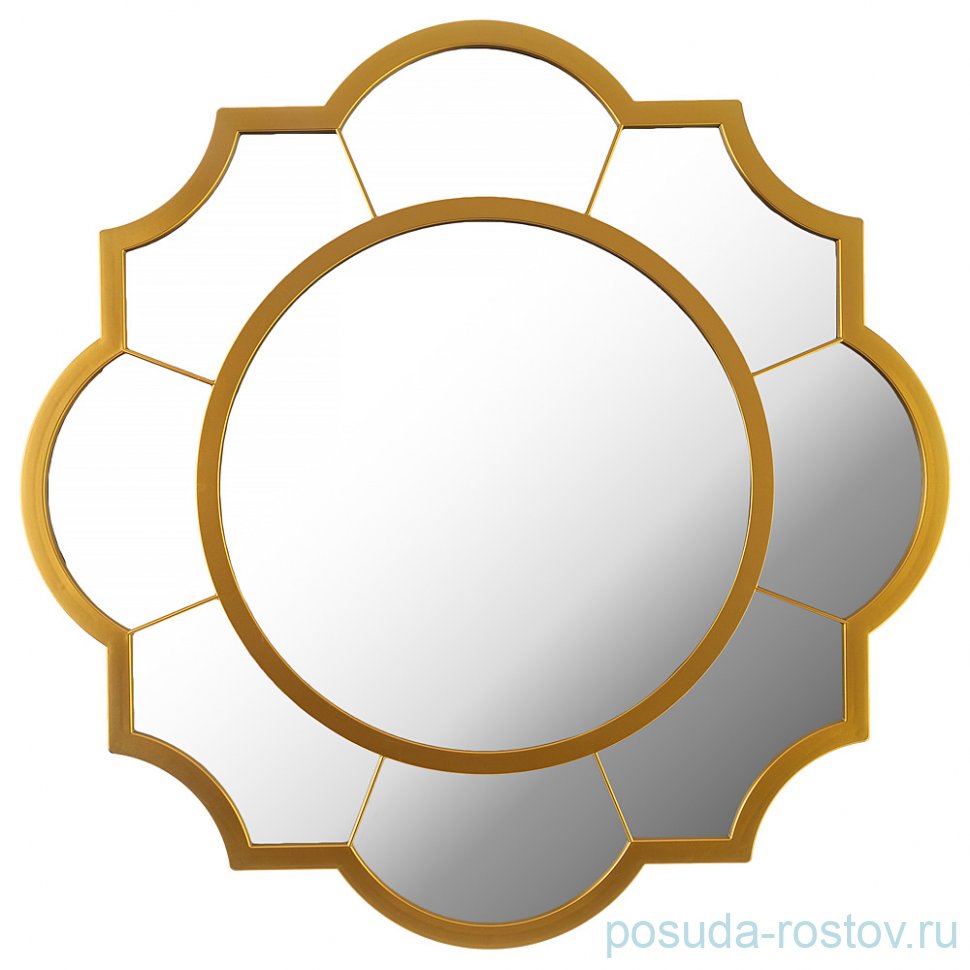 Зеркало настенное 62 см золото "SWISS HOME"  / 197447