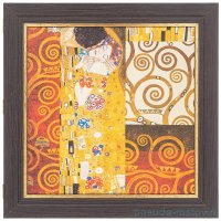 Ключница 30 х 30 см &quot;Поцелуй /Г. Климт&quot; / 271573
