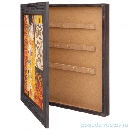 Ключница 30 х 30 см &quot;Поцелуй /Г. Климт&quot; / 271573