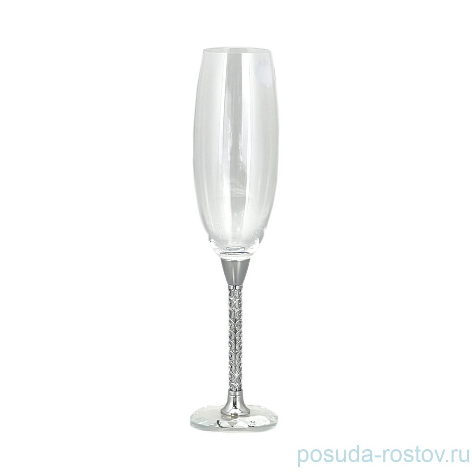Бокал для шампанского "стразы /платина" / 275863 Бокал для шампанского "стразы /платина" / 275863